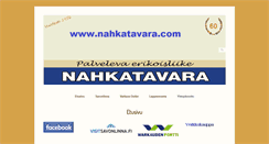 Desktop Screenshot of nahkatavara.com